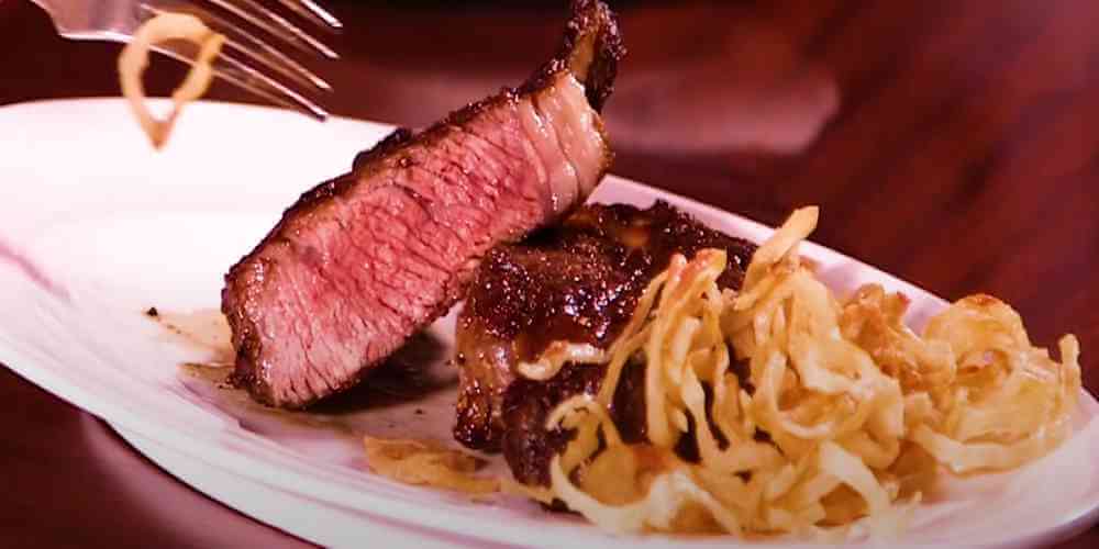 Steak -Medium, sliced, plated