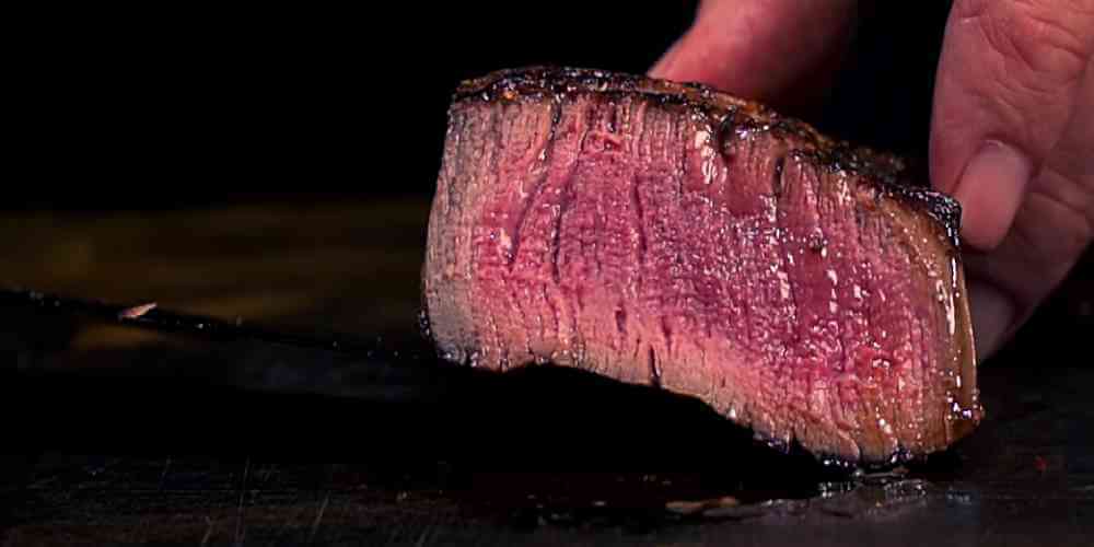 Steak - Rare, sliced