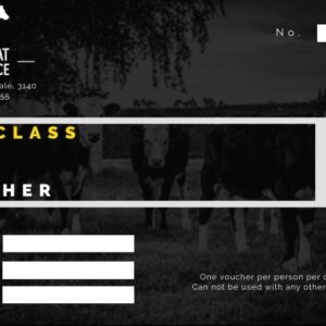 BBQ CLASS voucher