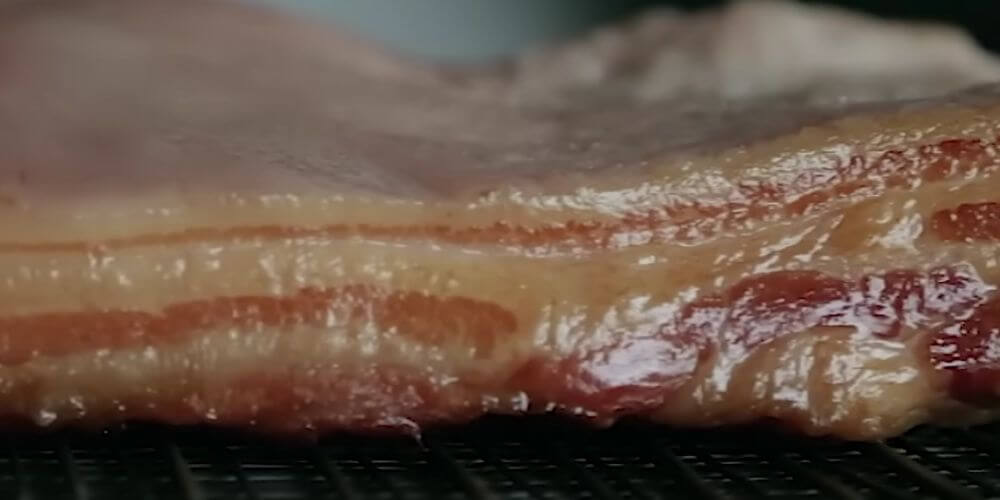 smoked bacon, bacon at home, making bacon at home, slab of smoked bacon
